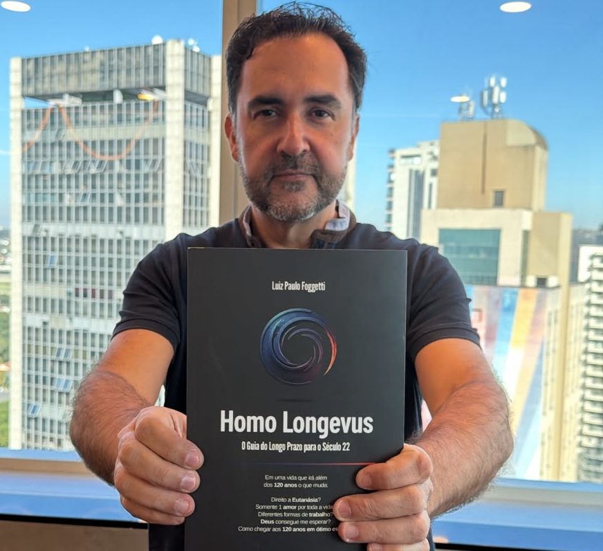 Livro de Luiz Paulo Foggetti discute os desafios de uma sociedade onde viver até aos 120 anos poderá ser realidade